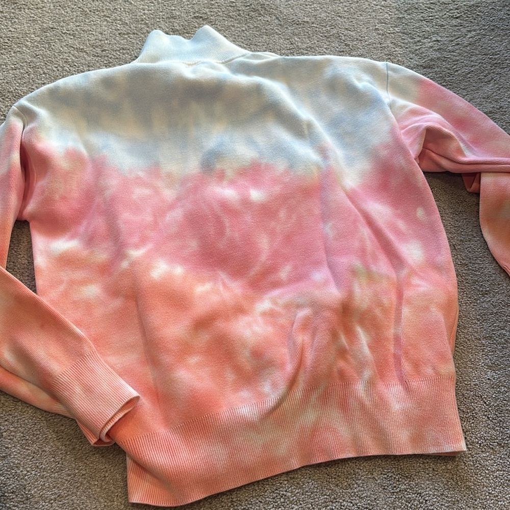 Sandro tie dye half zip sweater - Picture 3 of 3